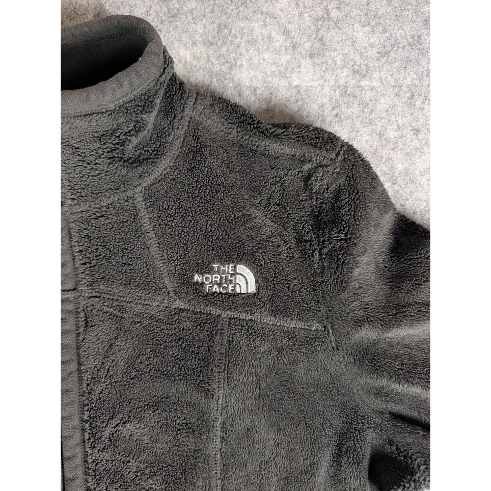 The North Face Osito Full Zip Fleece Jacket Charcoal Gray Womens L High Pile - Picture 5 of 9